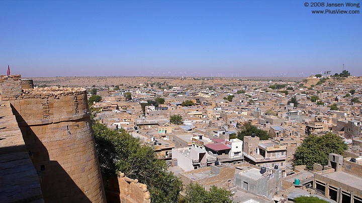 从城堡上看Jaisalmer