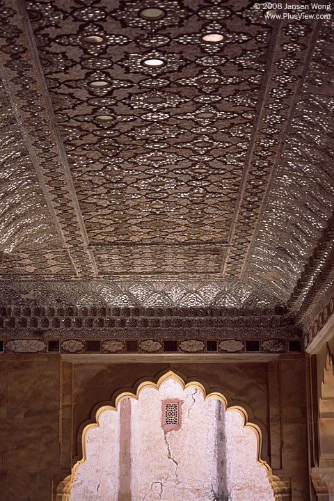 Sheesh Mahal(镜宫)的房顶