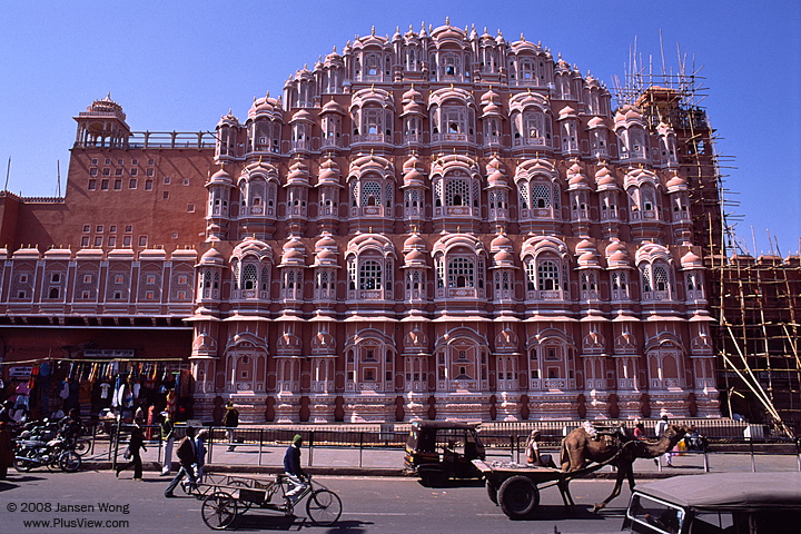 风宫(Hawa Mahal) --- 斋浦尔的地标
