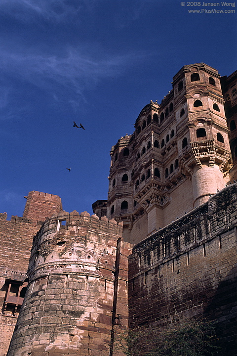 Mehrangarh Fort (梅兰加尔堡)一角