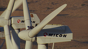 风力发电机（Tehachapi，加利福尼亚州，美国）